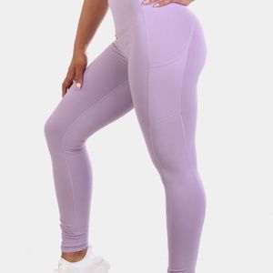 Jed North LOTUS LEGGINGS - PURPLE, Medium/Large